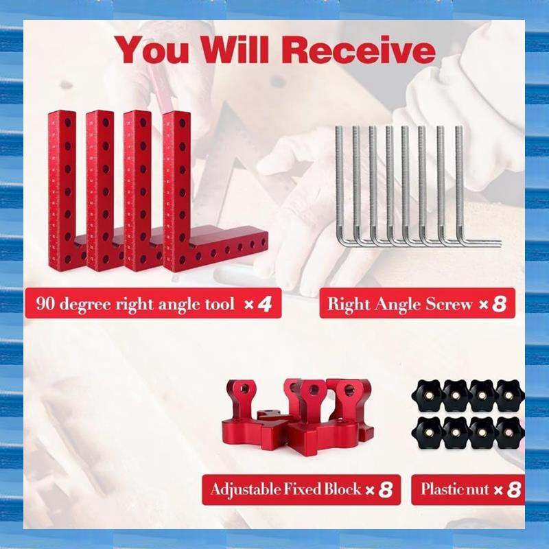 Woodworking Right Angle Clamp - 90 Degree Clamp Corner Clamp -
