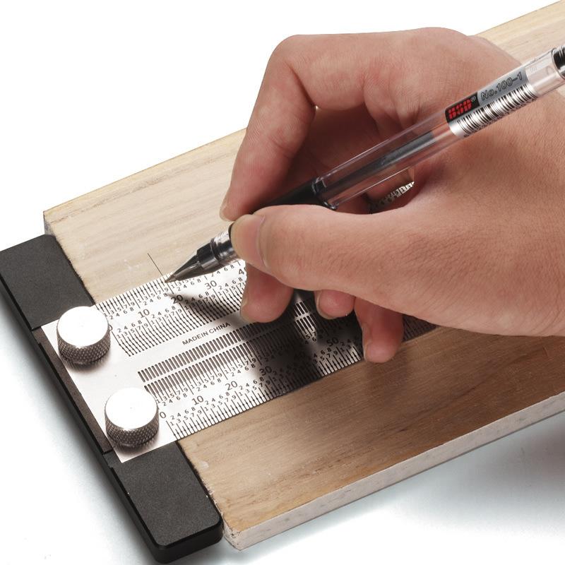 Woodworking Ruler - Stainless Steel High Precision T Type