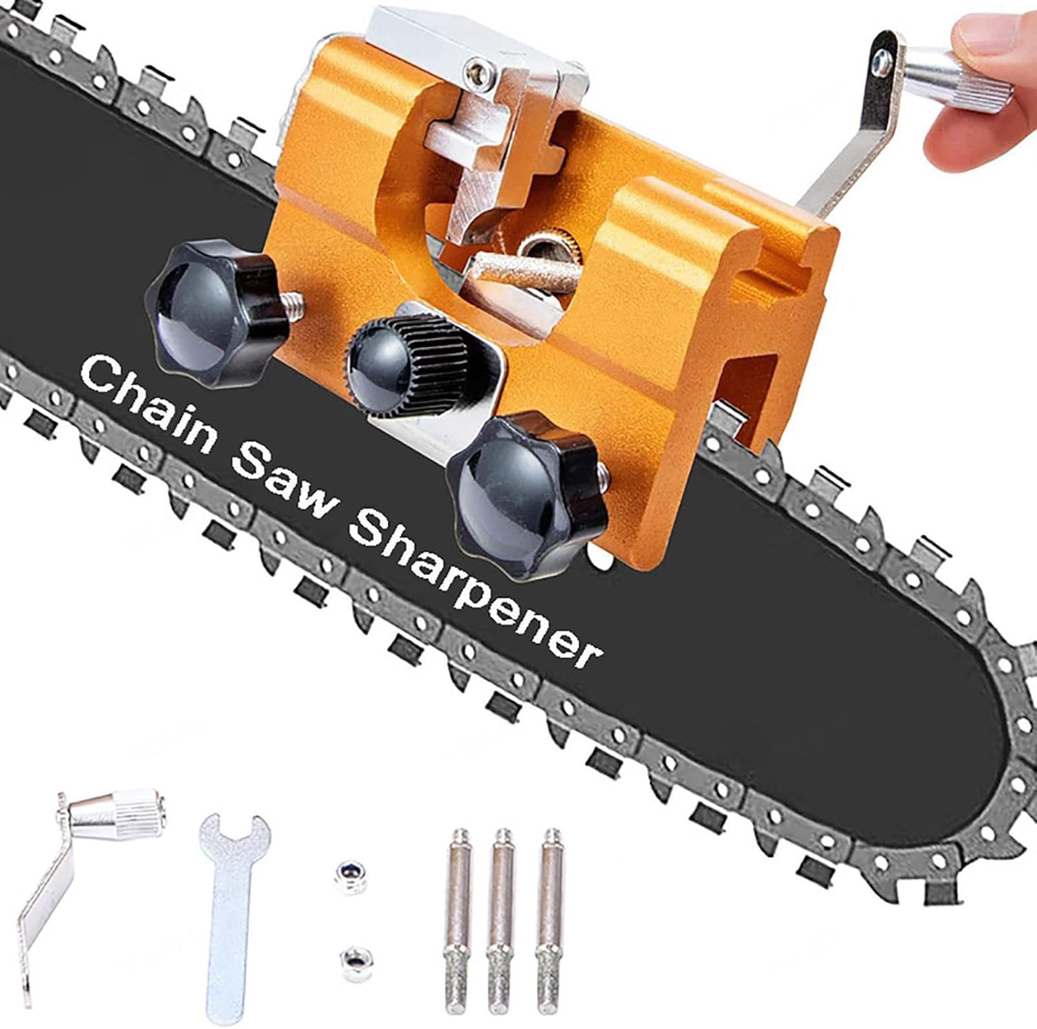 Woodworking Jig - Portable Manual Chain Saw Blade Sharpener