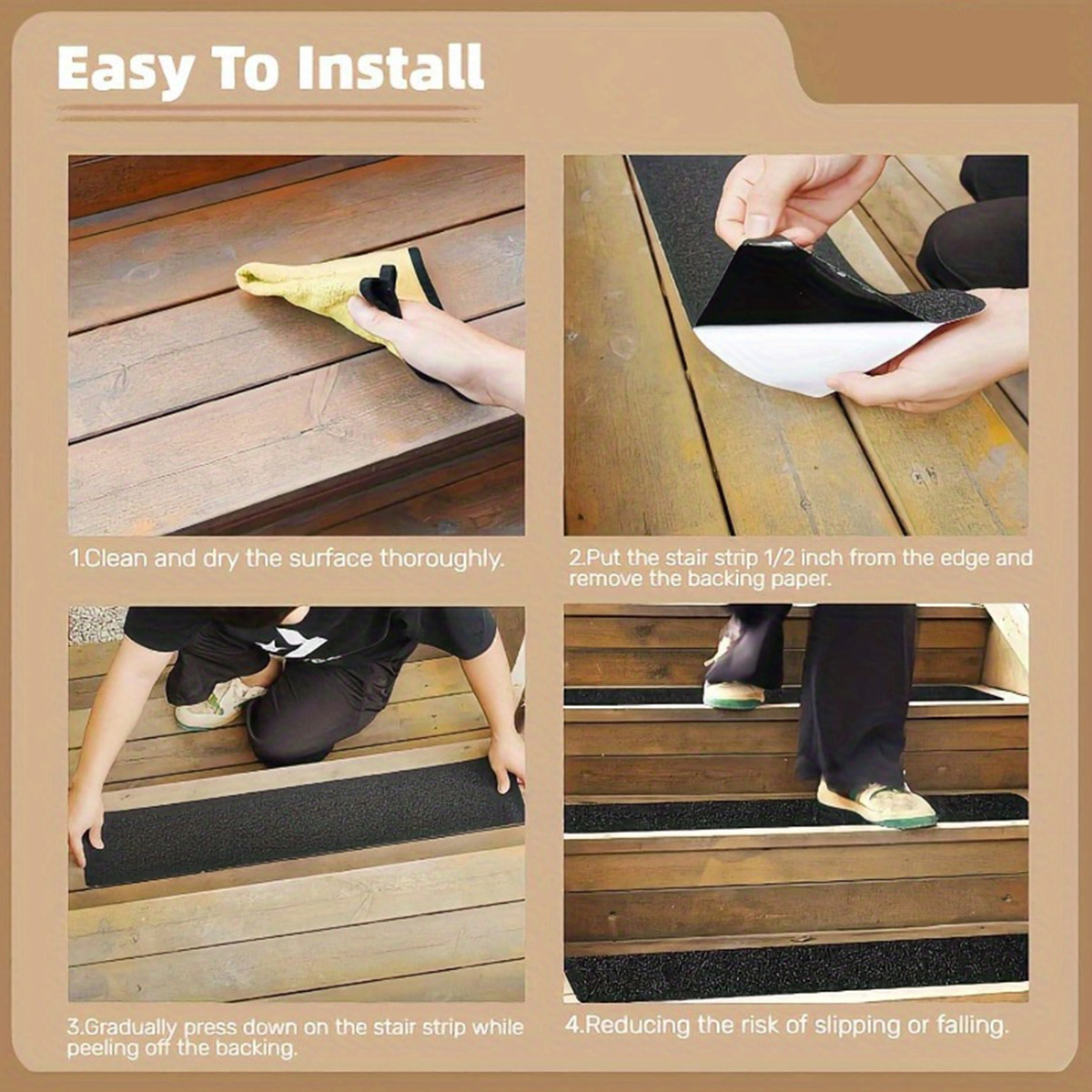 Non Slip Outdoor Stair Treads  - огляд і ціна Woodworking Mask