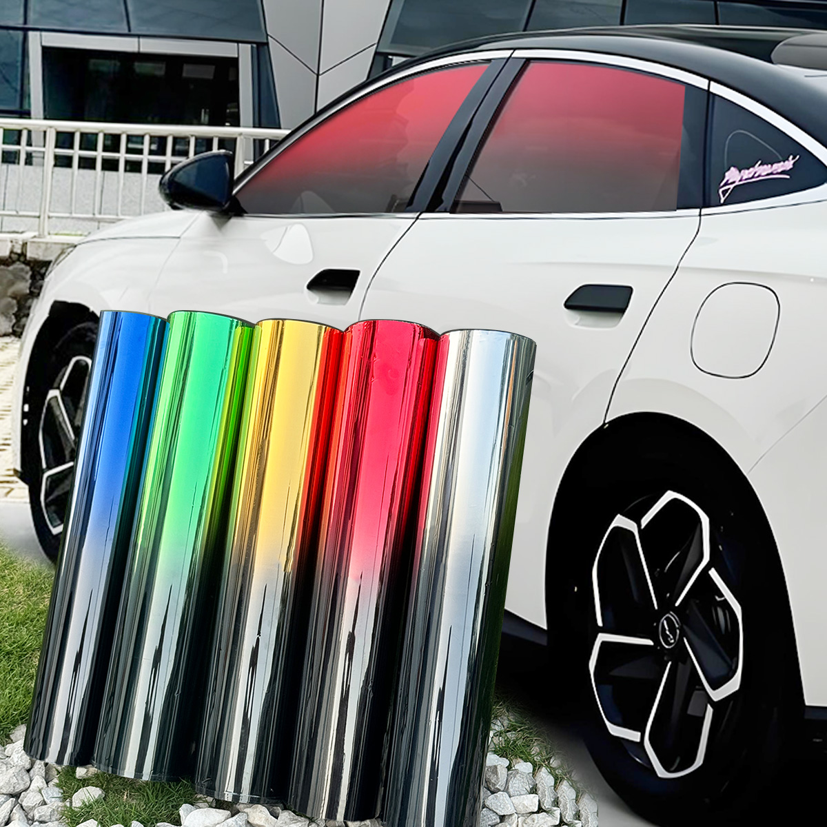 Car Gradient Solar Film Side W - огляд і ціна Woodworking Mask