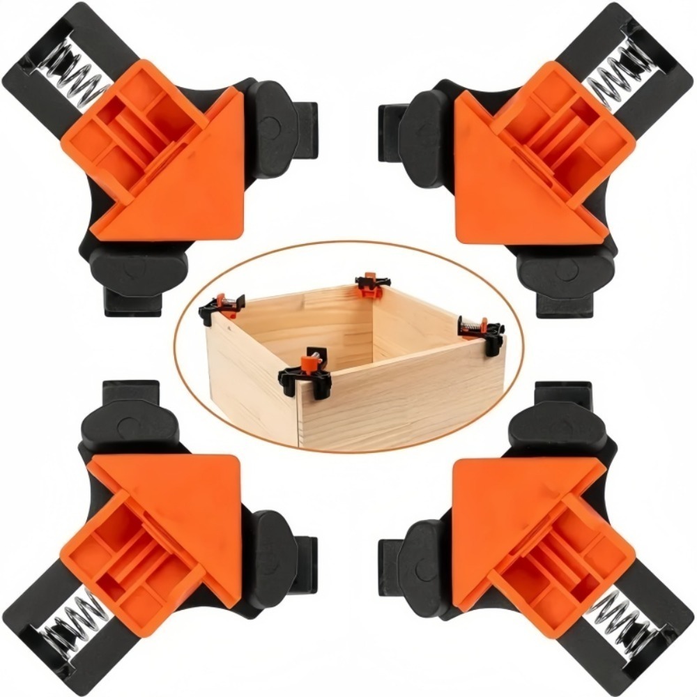 4pcs 90° Right Angle Clamp Fix - огляд і ціна Woodworking Right Angle Clamp