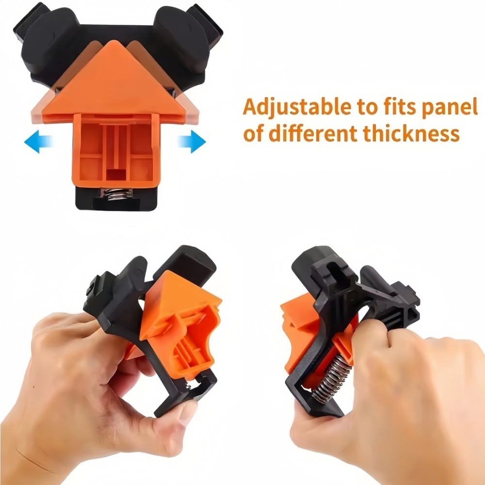 4pcs 90° Right Angle Clamp Fix - огляд і ціна Woodworking Right Angle Clamp
