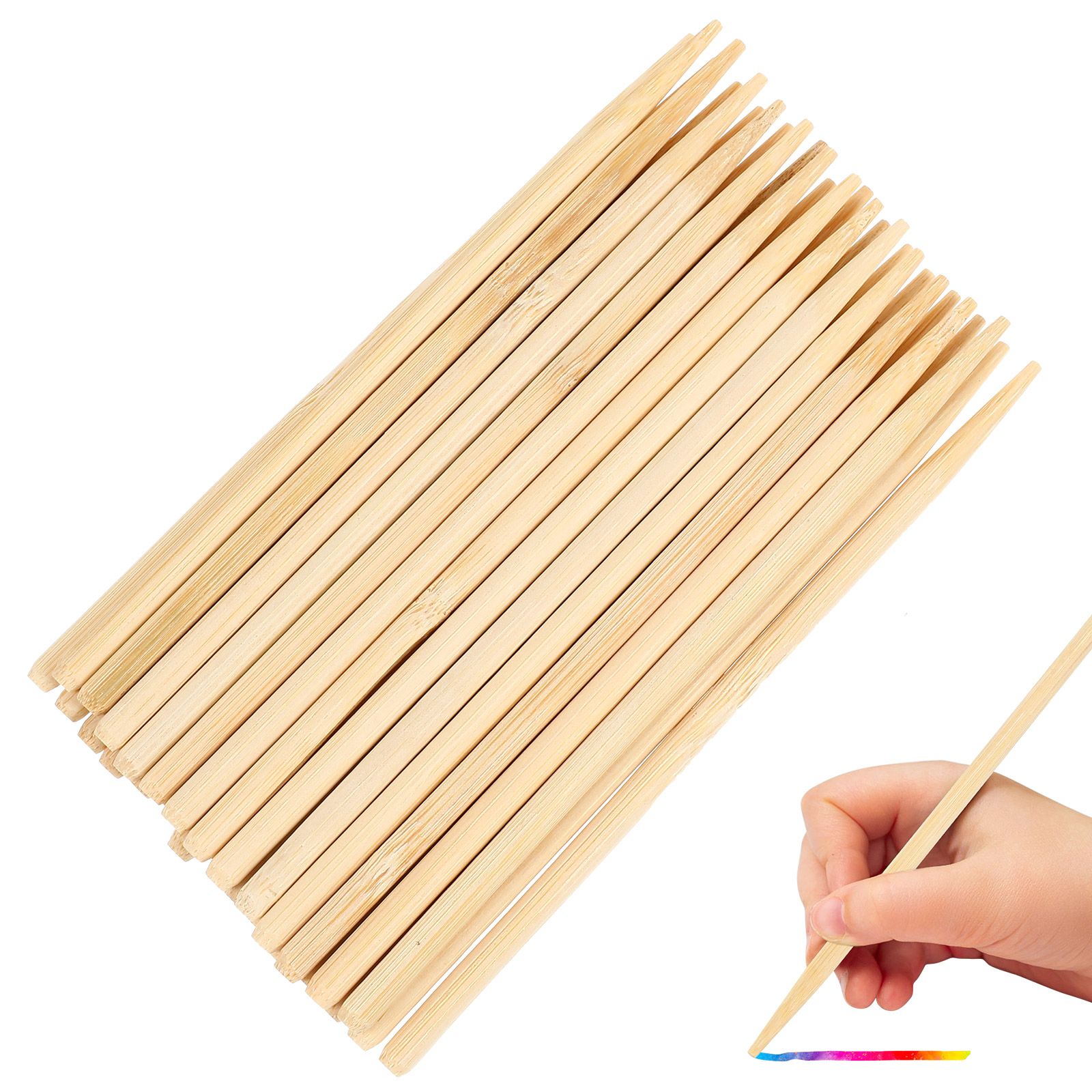 30pcs Scratch Bamboo Pens Wax  - огляд і ціна Woodworking For Beginners