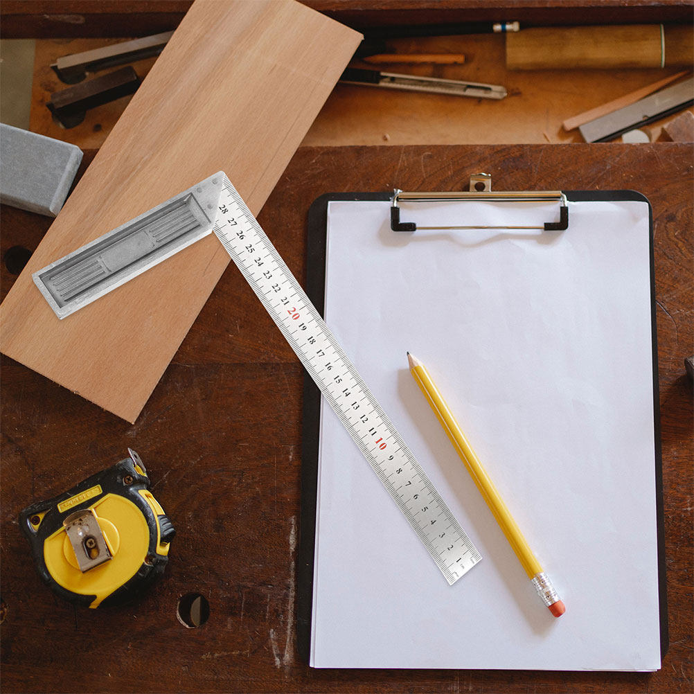 2Pcs Heavy Duty Stainless Stee - огляд і ціна Woodworking Ruler