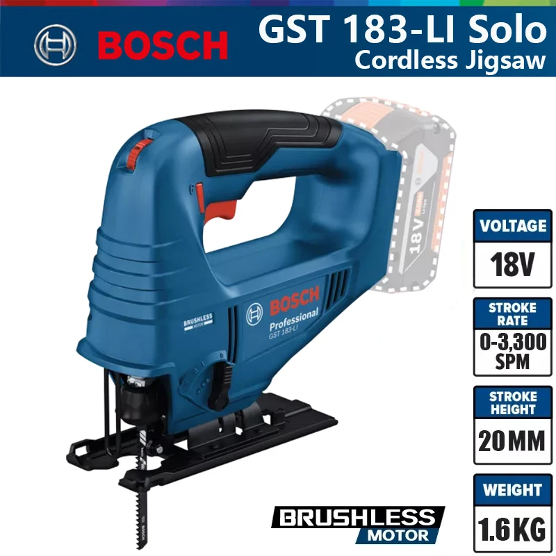 Bosch GST 183-LI Professional  - огляд і ціна Woodworking Jig