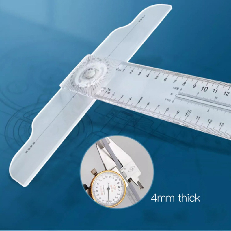 Dual-Sided T Square Ruler Clea - огляд і ціна Woodworking Essentials