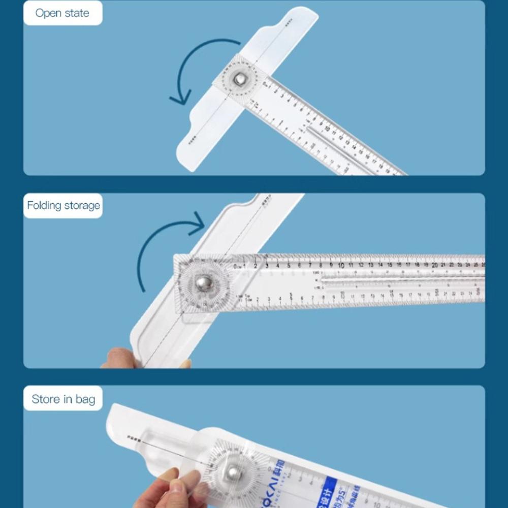 Dual-Sided T Square Ruler Clea - огляд і ціна Woodworking Essentials