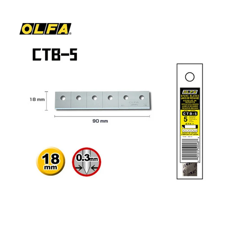 OLFA CTB-5 5pcs Carton Cutter  - огляд і ціна Woodworking Japan
