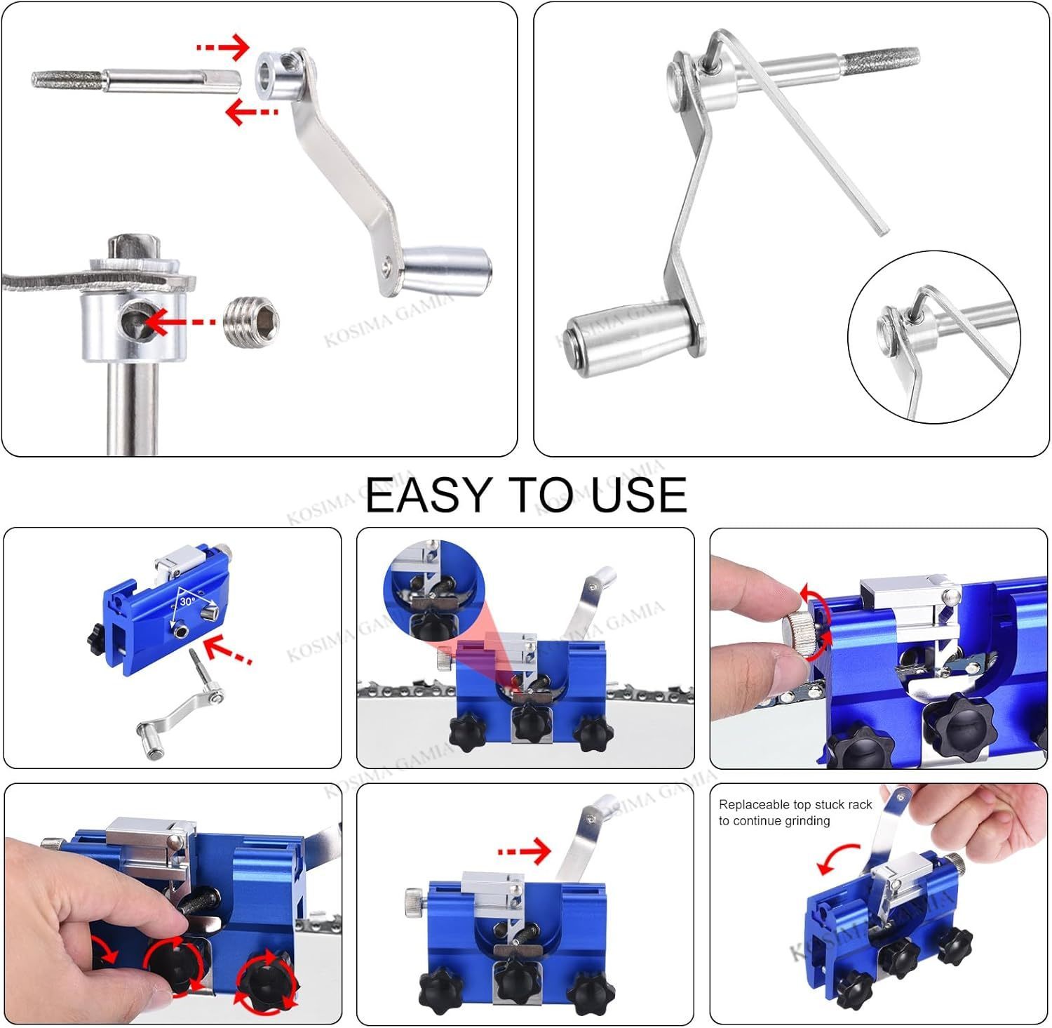 Portable Manual Chain Saw Blad - огляд і ціна Woodworking Jig