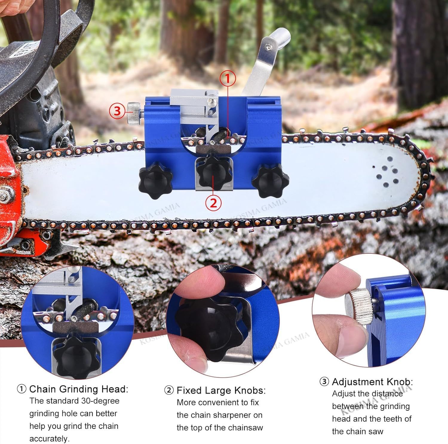 Portable Manual Chain Saw Blad - огляд і ціна Woodworking Jig