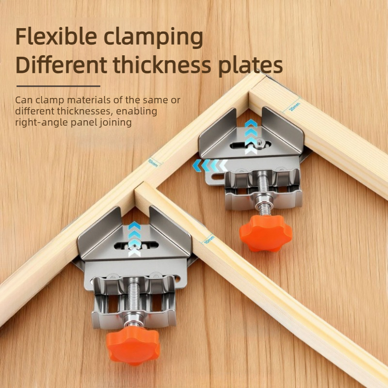Stainless steel open/closed an - огляд і ціна Woodworking Right Angle Clamp