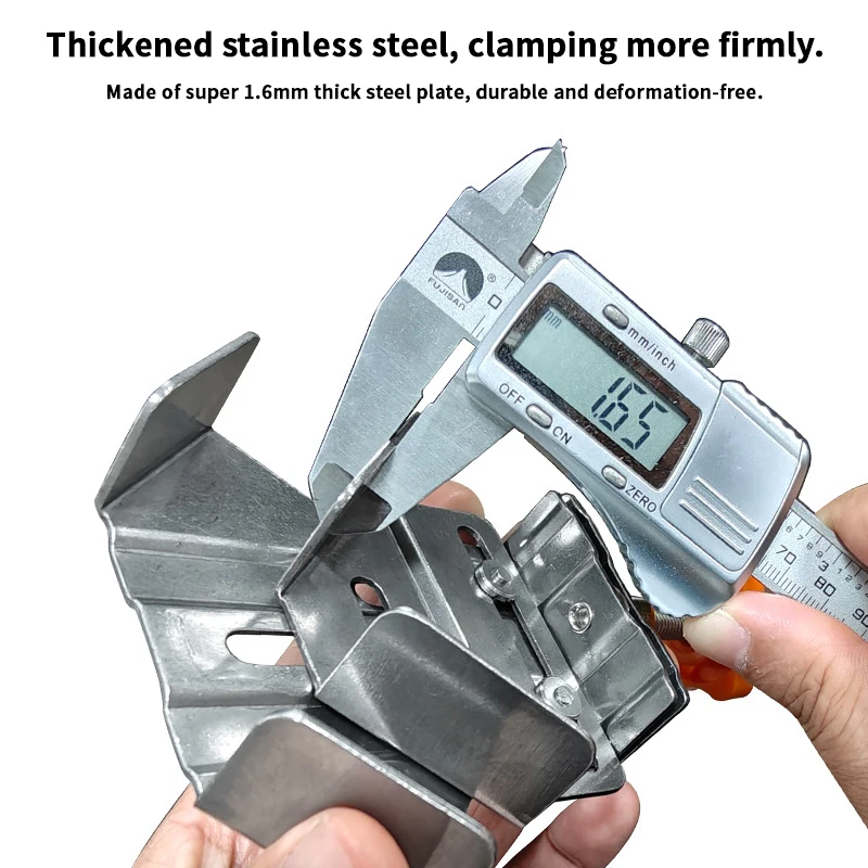 Stainless steel open/closed an - огляд і ціна Woodworking Right Angle Clamp
