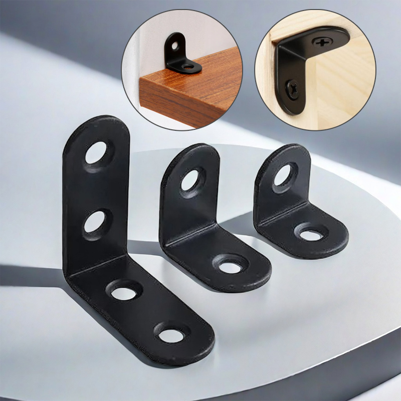 12Pcs L Bracket Straight Angle - огляд і ціна Woodworking Joints