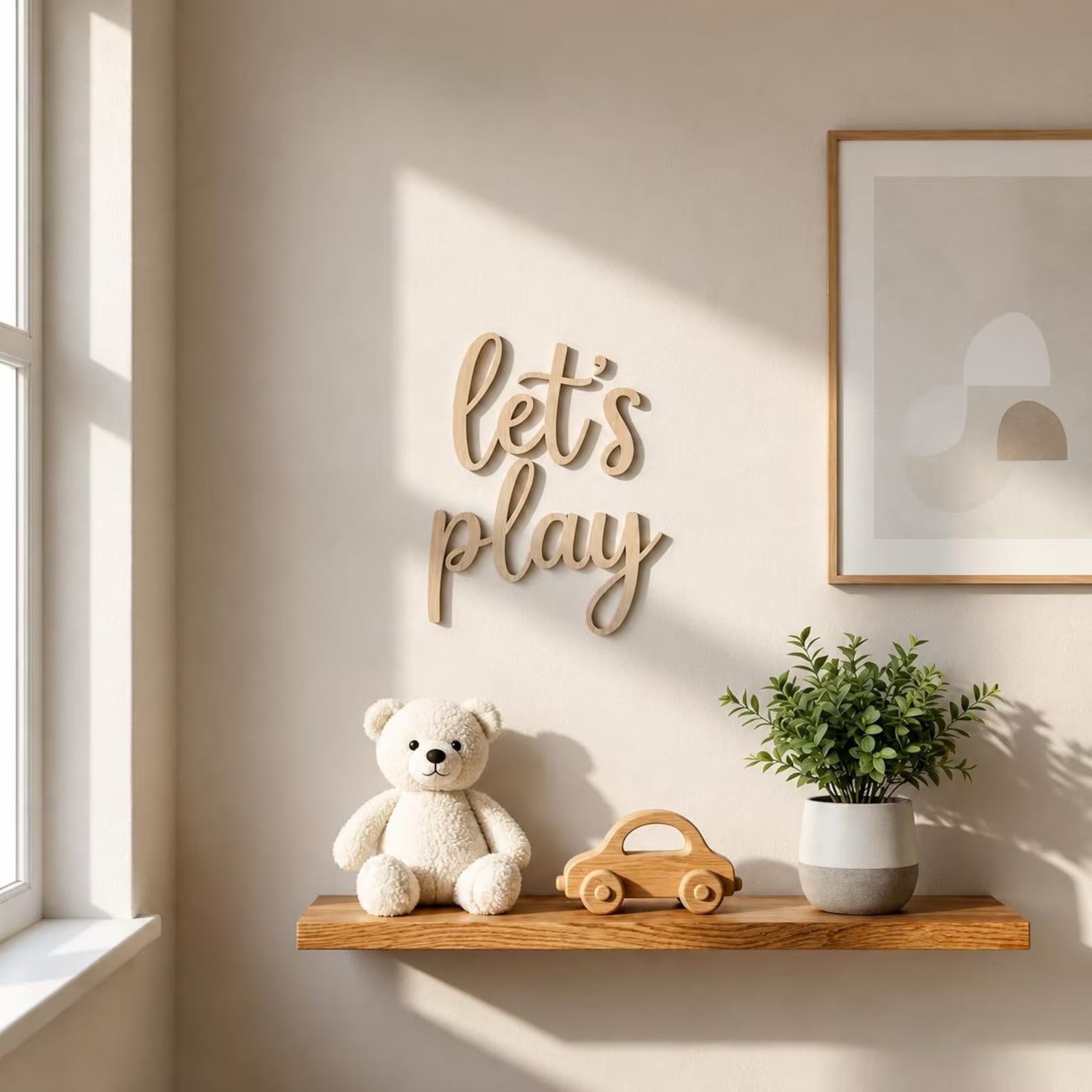 Let's Play Wooden Wall Sign, P - огляд і ціна Woodworking For Beginners