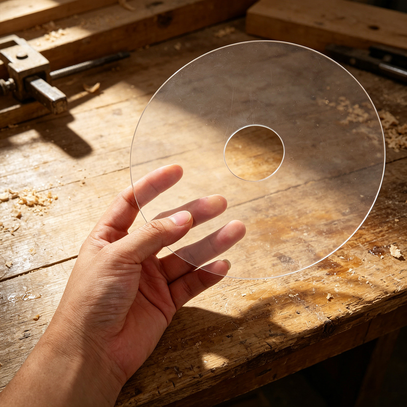 Transparent Acrylic Router Tem - огляд і ціна Woodworking Ruler