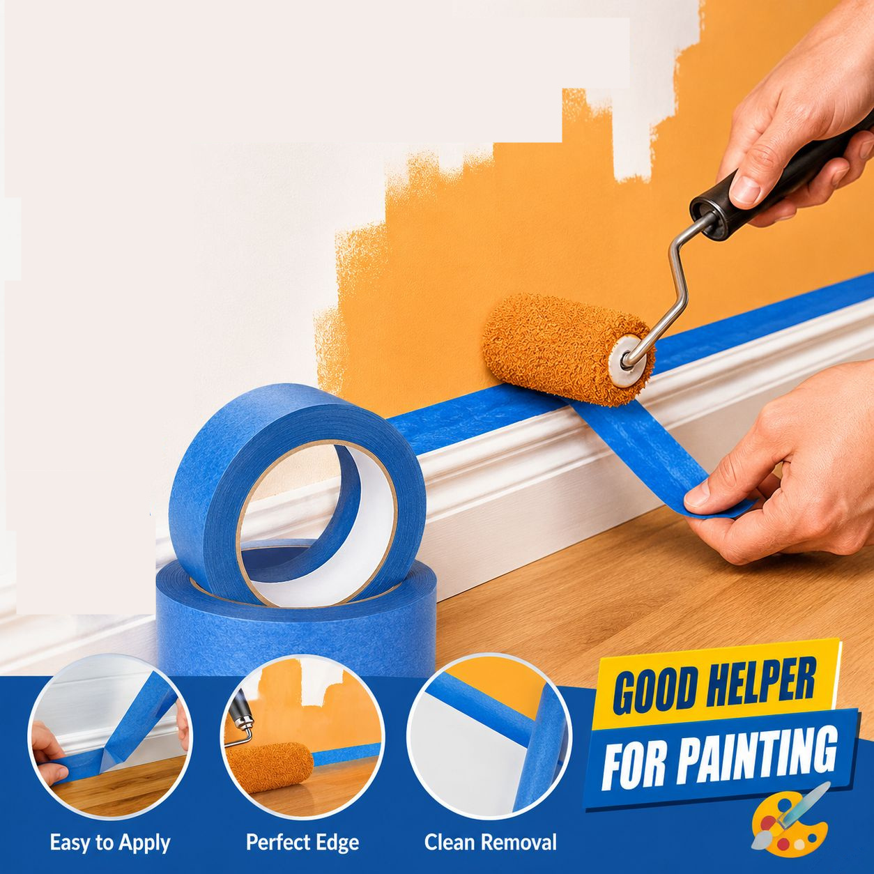 3 Roll/Set Paint Tape Multi-Su - огляд і ціна Woodworking Mask