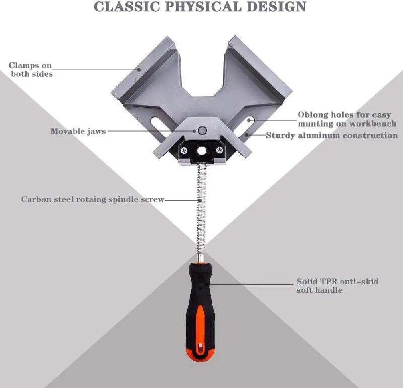 90 Degree Right Angle Clip Cla - огляд і ціна Woodworking Right Angle Clamp